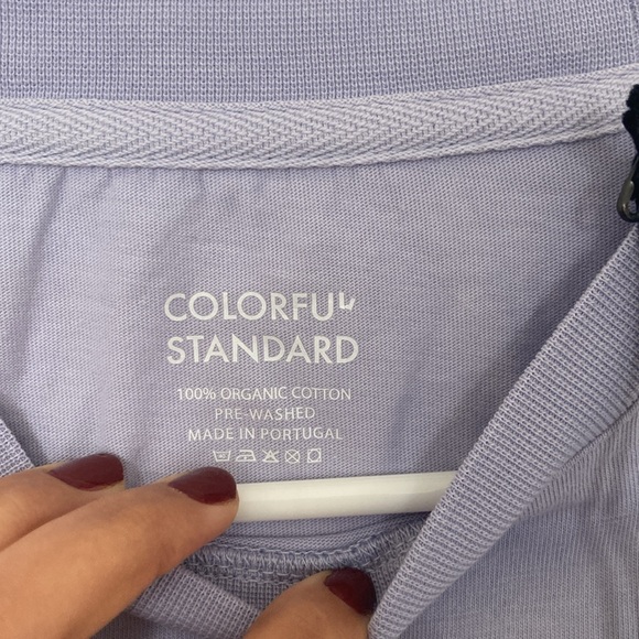 Colorful Standard Oversized Organic Ls T-shirt in Soft Lavender - Picture 6 of 8